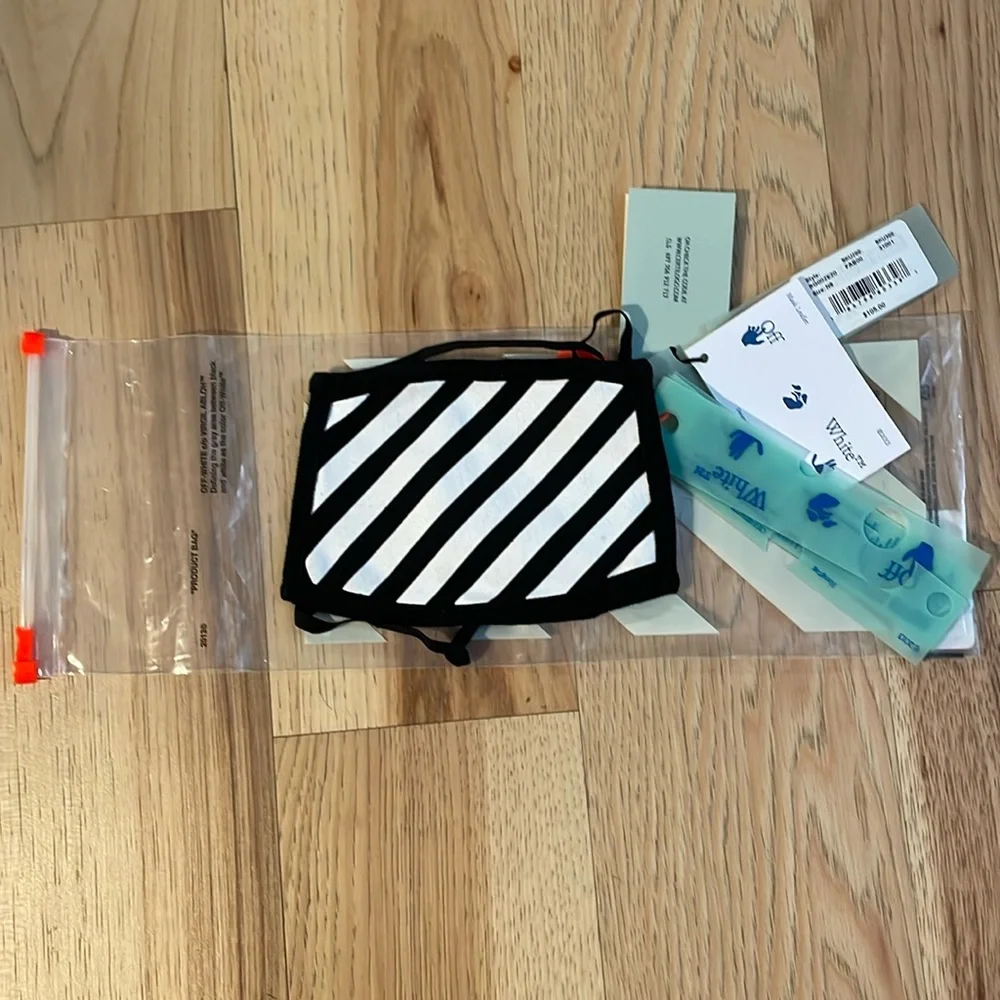 Off-white Virgil abloh face mask brand new with tags one size fits all